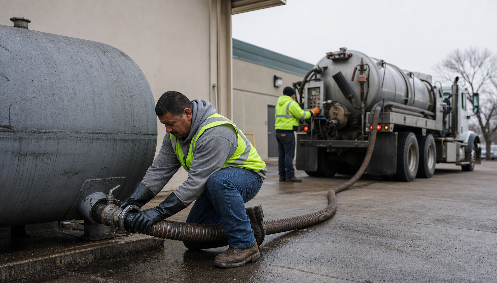 Ozark Grease Pros team does grease trap cleaning with care and safety for businesses in Fayetteville, AR.